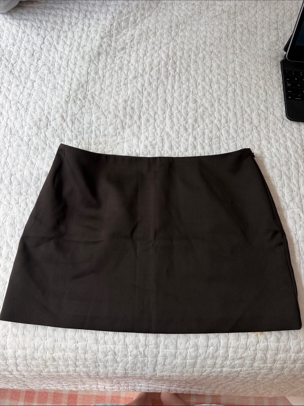 Reformation Classic Satin Black Women's Mini Skirt Size 2